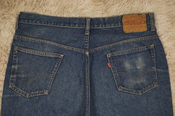 Vintage 70's Levi's 517 Jeans Waist Size 37 Distr… - image 3