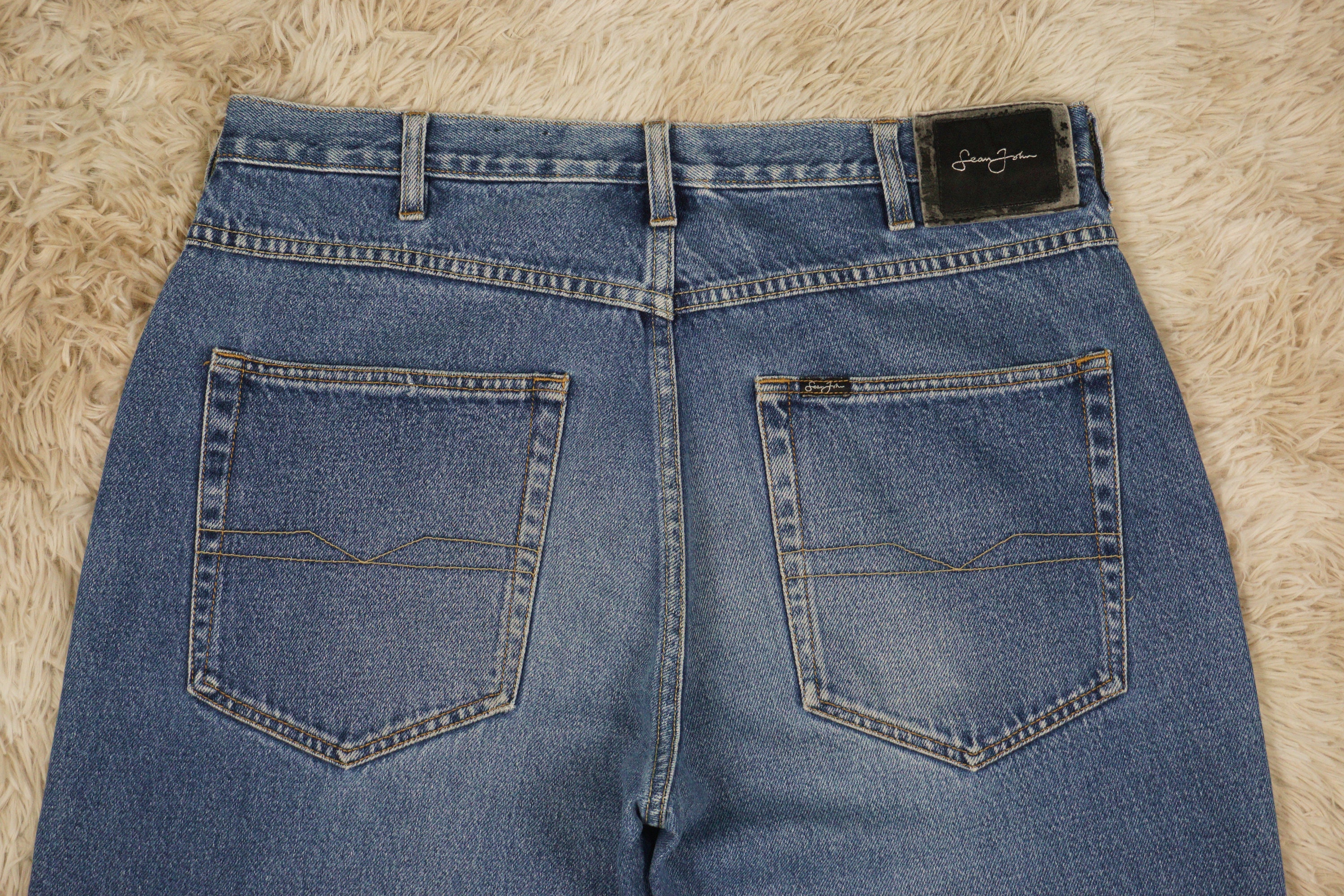 Vintage 90's Sean John Jeans Men Waist 36 Distressed Faded Vintage 90's Sean John Jeans Men Waist 36 Distressed Faded