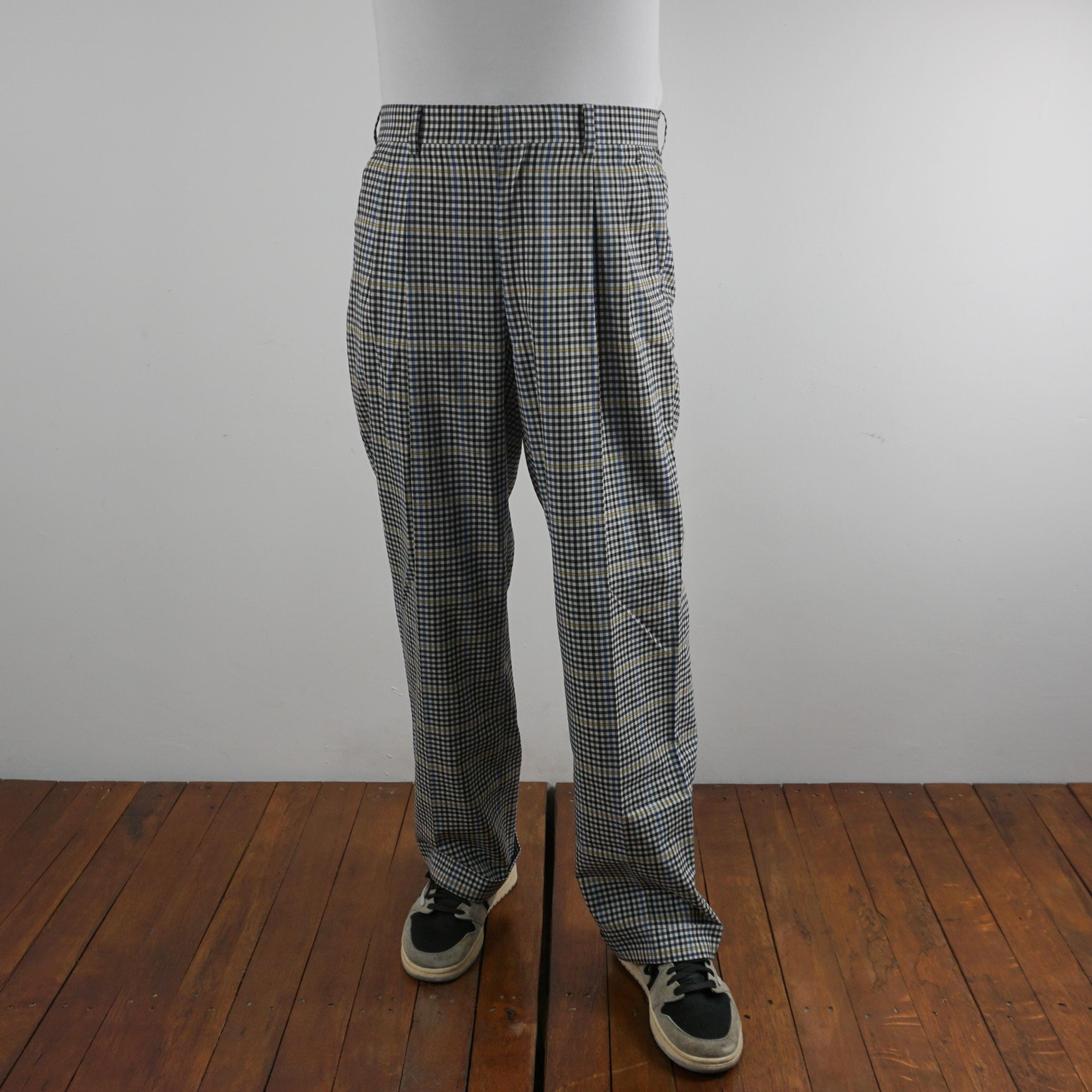 90s Checkered Pants - Etsy