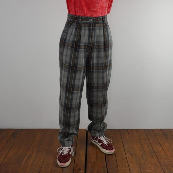 パンツ 90-00's old Check Wool-Blend Wide Slacks Vince Check Wool-Blend Wide Leg Pants | Saks Fifth Avenue