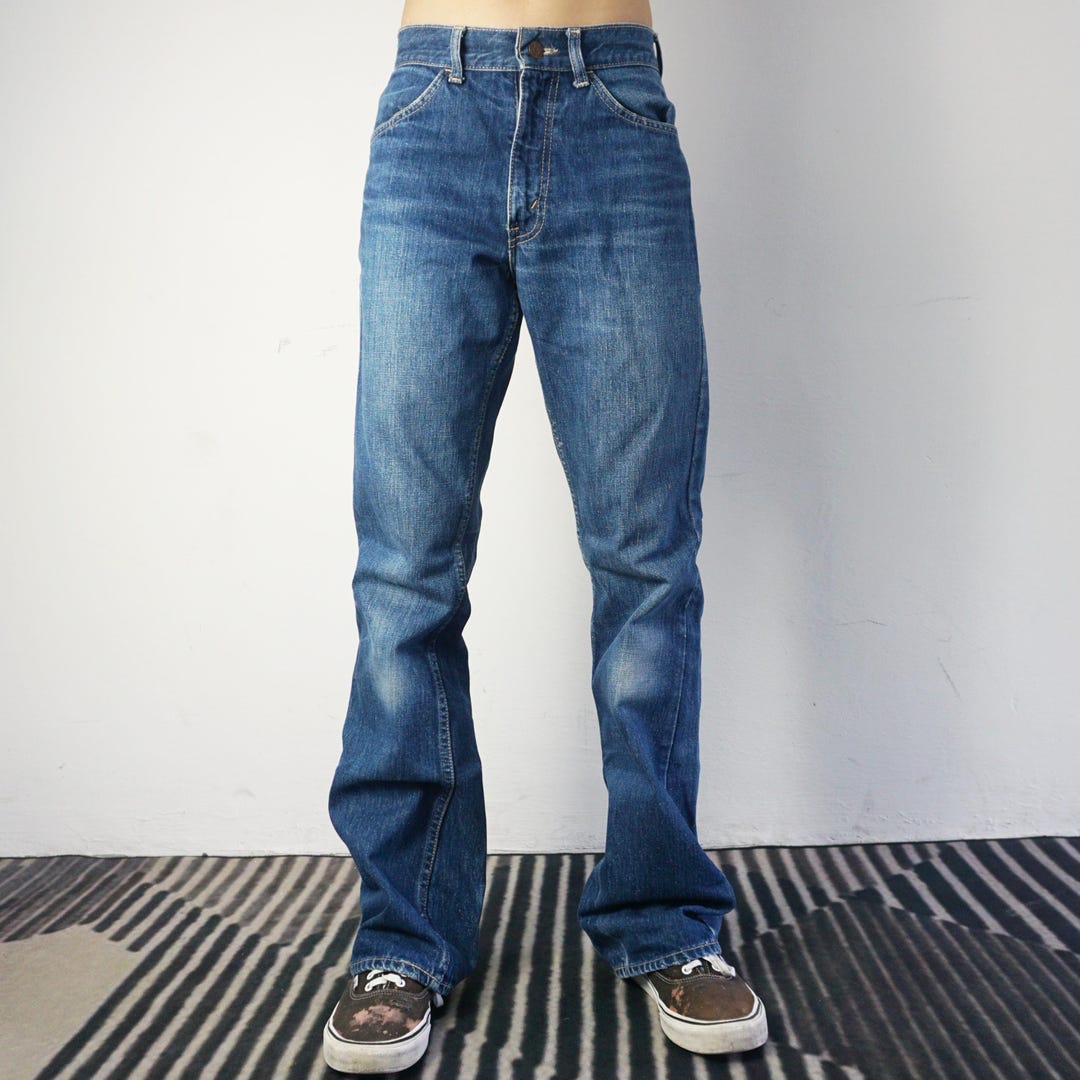 Vintage 70's Levi's 646 Orange Tab Jeans Waist Size 27 Slim