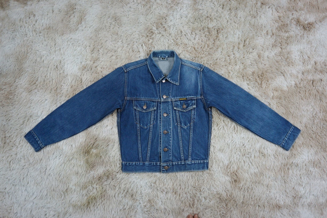 激安人気新品 90's Vintage Bobson Distressed XS 34 Size Jacket Trucker ジャケット・アウター