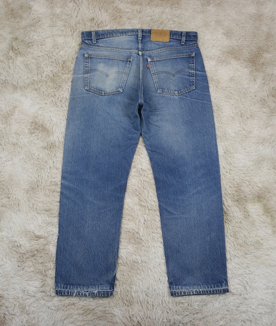Vintage 80's Levi's 505 Jeans Waist 39 Thrashed Di