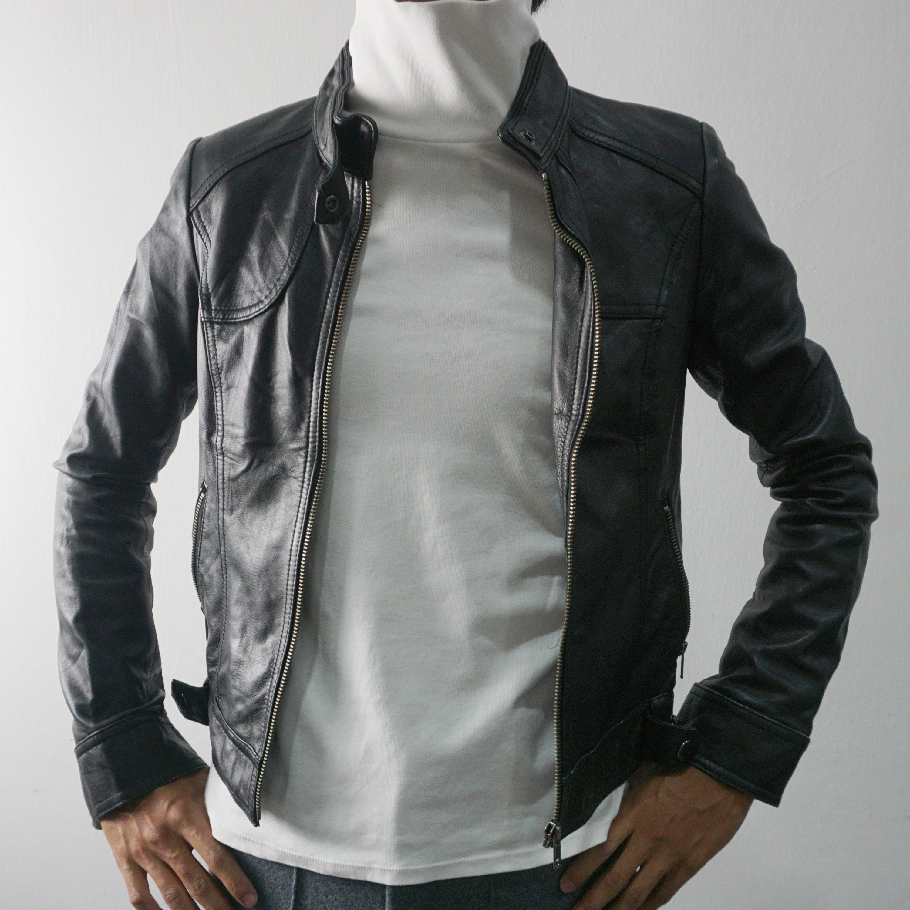 ジャケット・アウター black by moussy fake leather jacket Made By Johnny MBJ WJC1347 Women's Faux Leather Moto Jacket