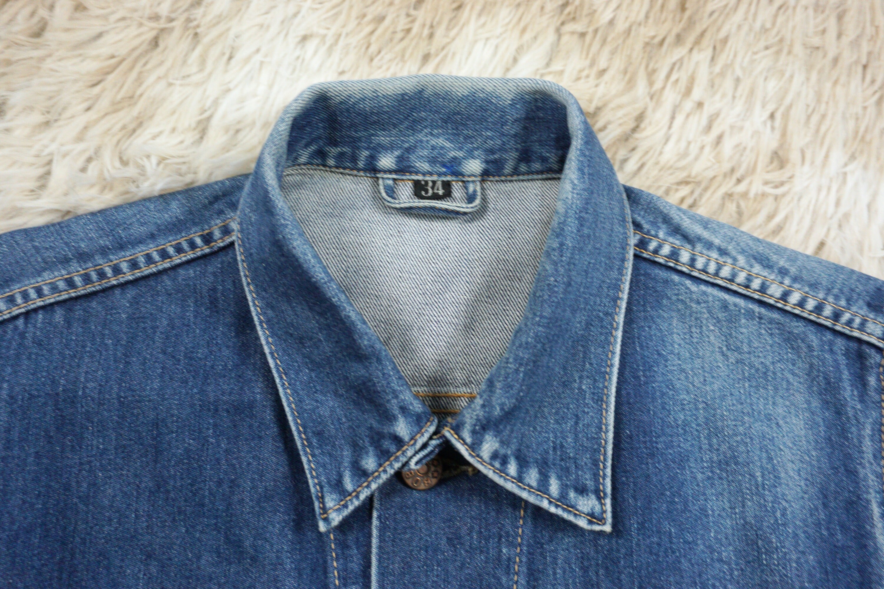 Used Bobson Sensitive Denim Jacket G Jean Vintage 80s 90s