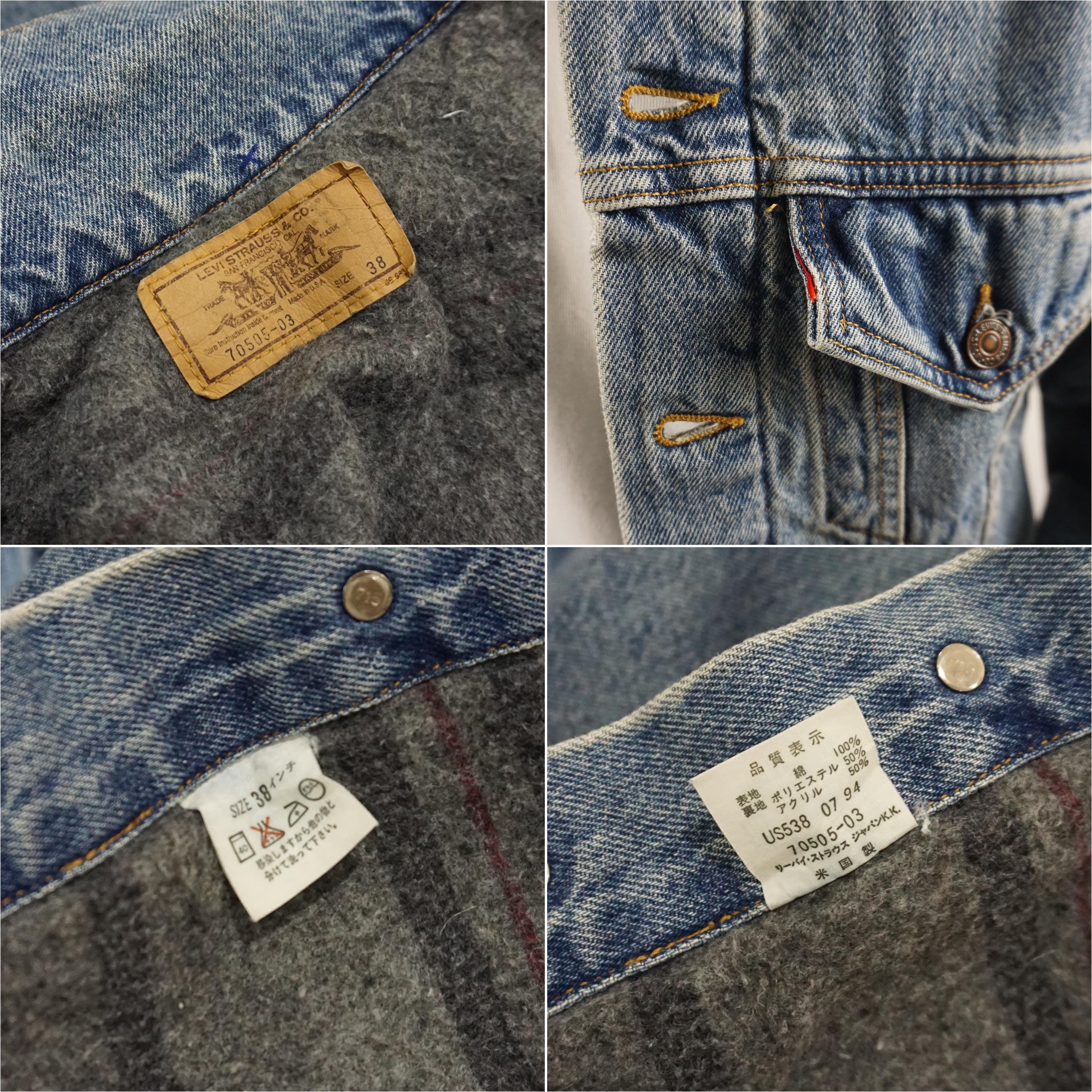 ジャケット・アウター 90s Levi's 70505-03 Blanket Denim Jacke 90s Levi's 70505-03 Blanket Denim Jacke