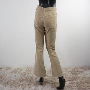Vintage 90s Levi’s 646 White Tab Corduroy Pants Cream Flare Boot Cut Made in Japan W27 L30