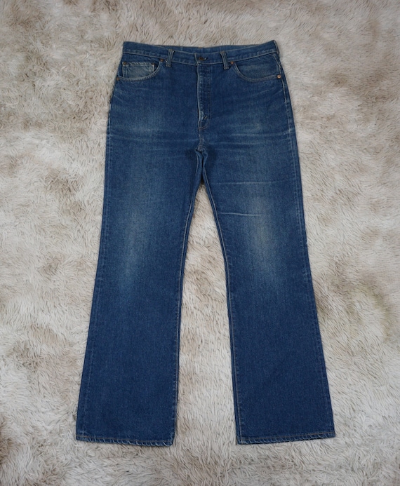 Vintage 70's Levi's 517 Jeans Waist Size 37 Distr… - image 1