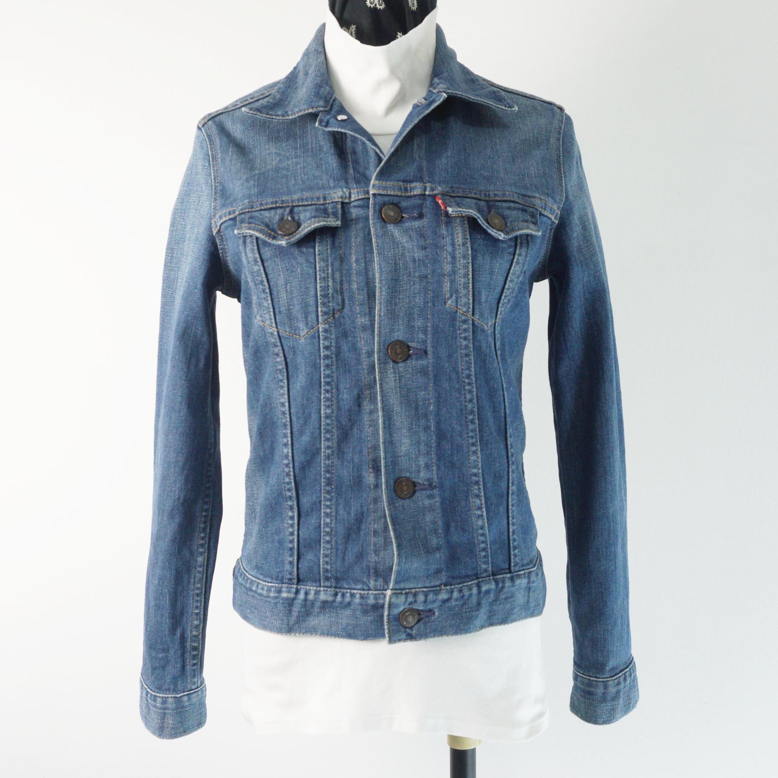 ジャケット・アウター 90s Levi's 71506XX denim vest jacket y2k Band Tees × Denim Jacket × Levi's CUSTOM Metal Band Patches