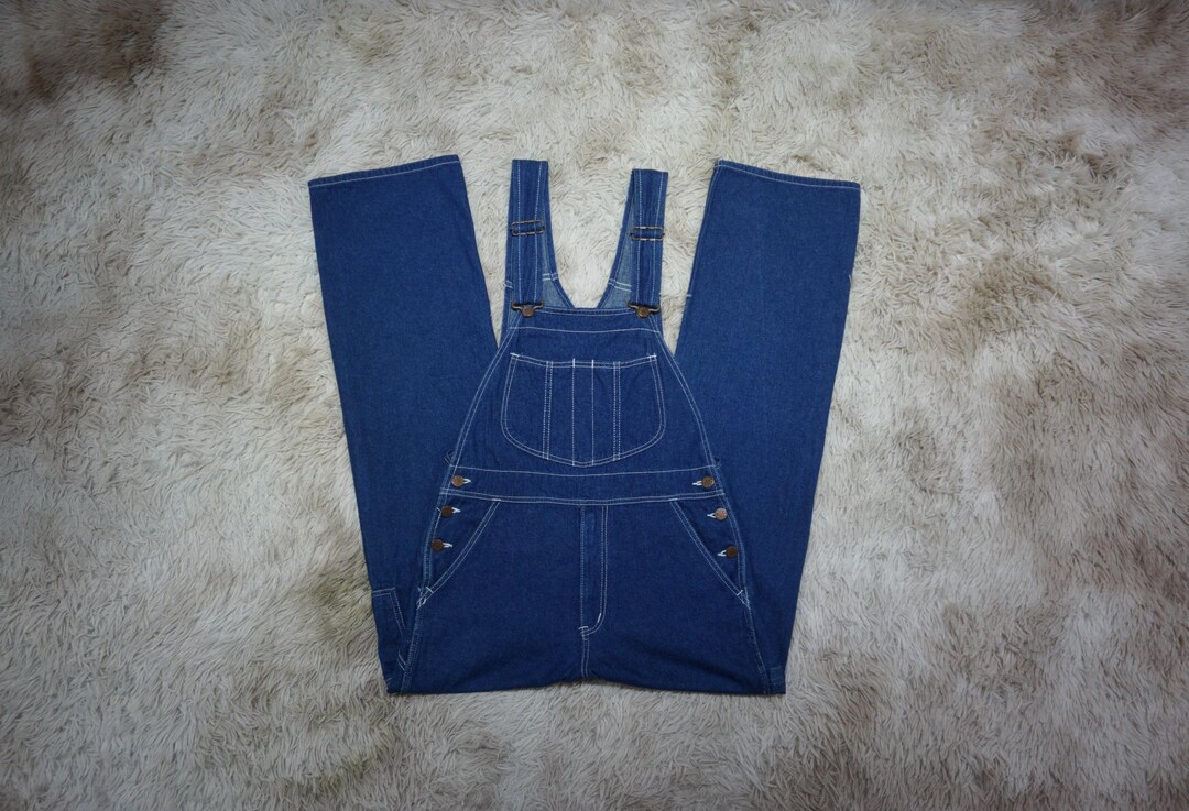 パンツ Vintage overalls Vintage 90's Carpenter Bib Overalls Waist Size 27 XS Dark