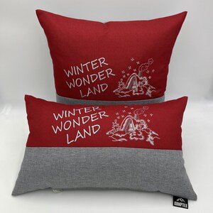 Winter deko kissen