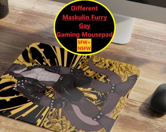 Muismat met meer dan 20 designs voor Furry Gay - Gespierde mannelijke Furries - Hot - Wolf, Draak, Leeuw, Hert - Trots, Sexy - Cadeau voor Furries