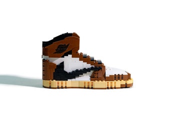 CJ1 Travis Mocha Hand Crafted Building Blocks Sneakers Kickbricks