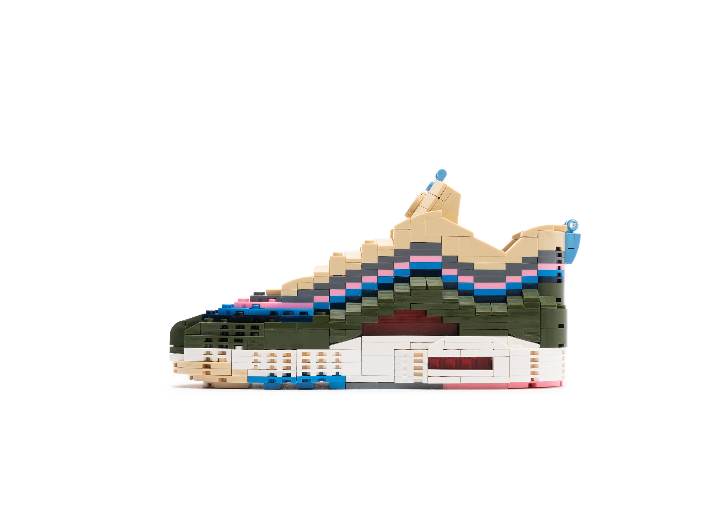 Nike AM 1 97 Sean Wotherspoon Sneaker Building Blocks Handcrafted Bricks 350 Pieces Max Etsy