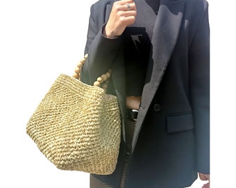 Crochet Straw Tote Bag Evening Pouch Bag Woven Pouch Clutch - Etsy