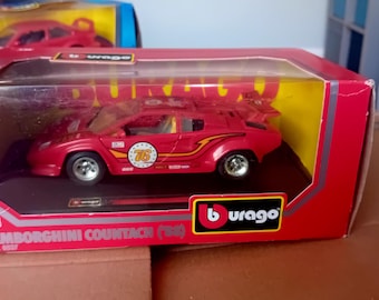 1/18 Lamborghini Countach 5000 QV Red Bburago Special Collection