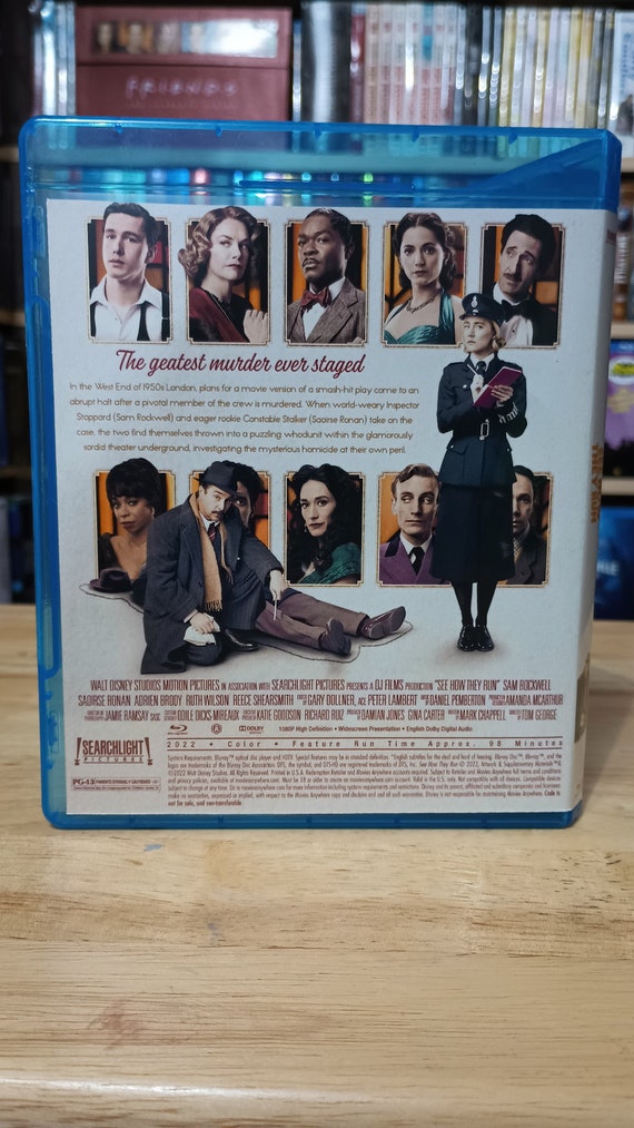 Blu Ray (not DVD) Movie - See How They Run - Etsy