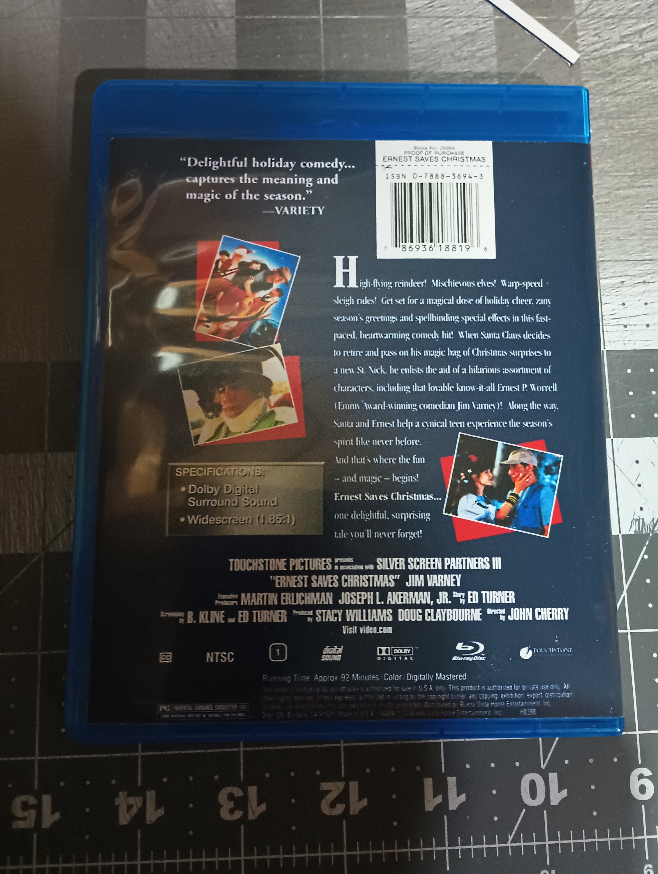 Ernest Saves Christmas Dvd Cover Ernest Saves Christmas By