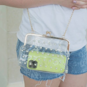 Clear Stadium Bag GameDay, Pearl GameDay Purse, Stadium Approved, Concert Bag