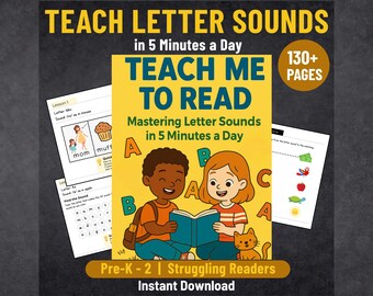 Teach Me to Read: A Simple Phonics Book for Struggling Readers