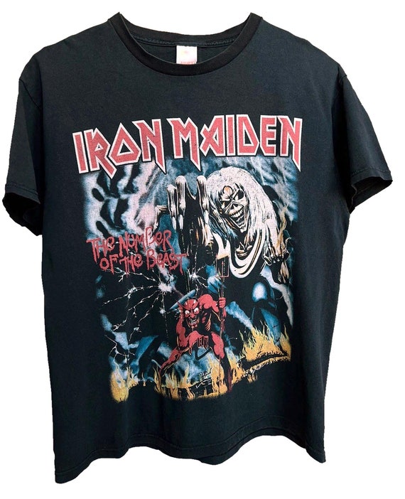 Iron Maiden VINTAGE Number of the BeastT-Shirt Si… - image 2
