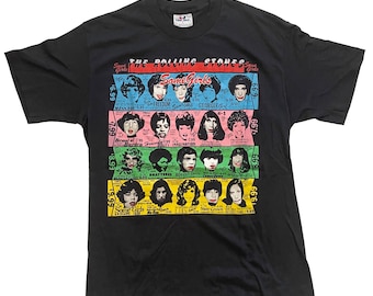 Vtg 80s the Rolling Stones World Tour 82/83 Single Stitch Rock