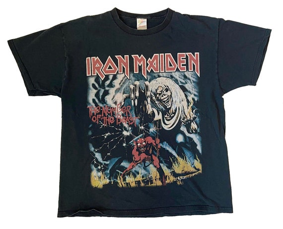 Iron Maiden VINTAGE Number of the BeastT-Shirt Si… - image 1