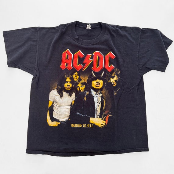 AC/DC Highway to Hell Vintage 2001 Y2K Anvil Tag T Shirt XL - Etsy