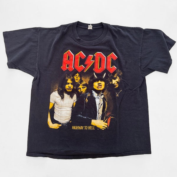 AC/DC Highway To Hell Vintage 2001 Y2K Anvil Tag T Shirt XL