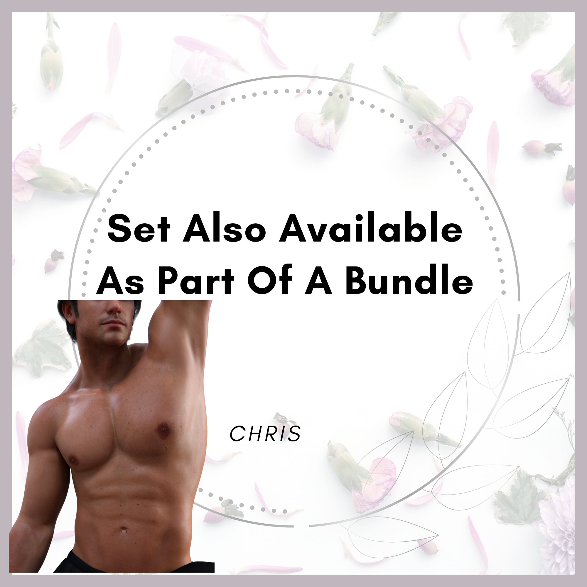 Sexy Male Chests / Torsos Pack 2 Mixed Bag 8 High Quality PNG Overlays ...