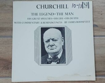 1966 Churchill the Legend the Man Vee-Jay Vinyl Records VJ-1130