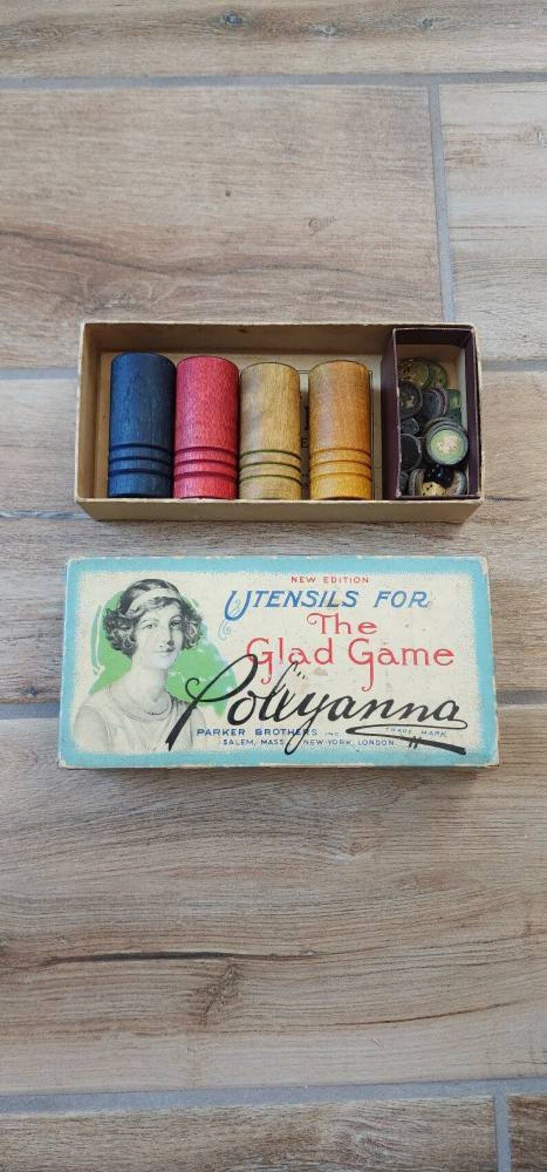 1916 Pollyanna the Glad Game by Parker Brothers Inc., Salem Mass. USA