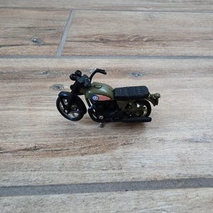 RARE Vintage Diecast Military US Army Toy Motorcycle