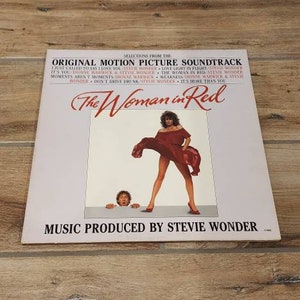 1984 The Woman in Red Original Motion Picture Soundtrack / Musik produziert von Stevie Wonder/ Motown Vinyl Record Corp. 6108ML