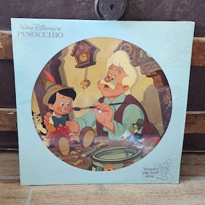 1981 Walt Disney&#39;s Pinocchio / Disneyland Vinyl Records 3102