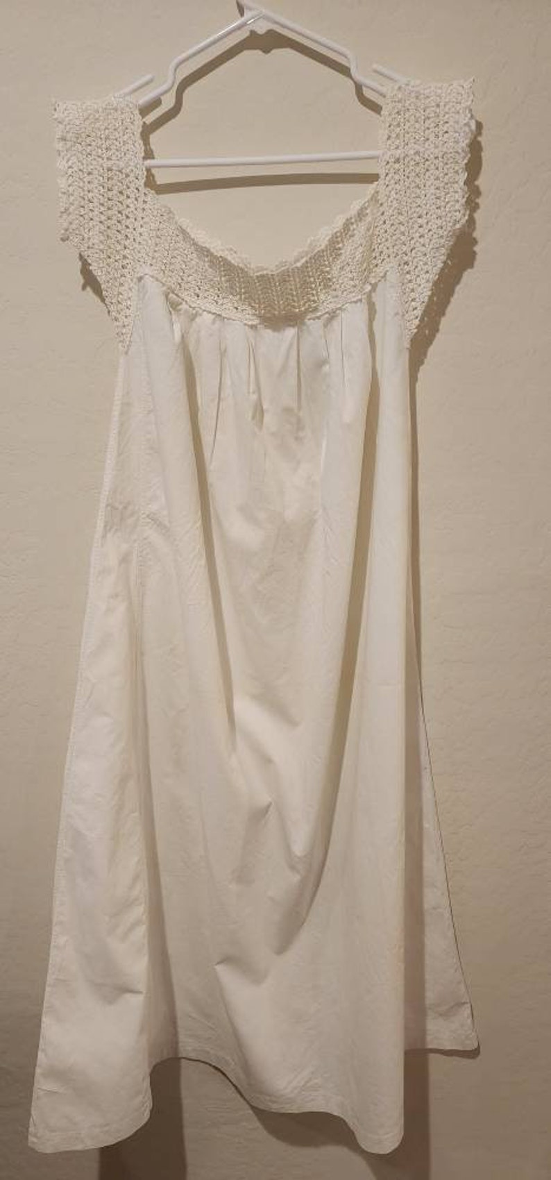 Antique Chemise Late 1800s Victorian Cotton Shift Dress Hand Stitched ...