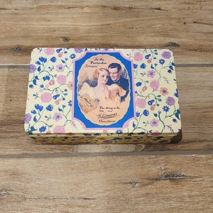 Vintage 1992 Whitman&#39;s Sampler Metal Tin 8.5”X5.5”X2” Collectable Limited Edition
