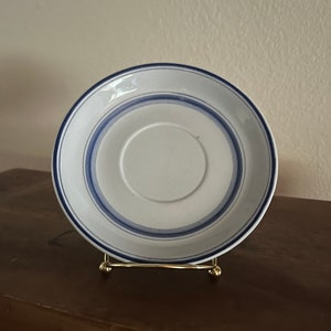 Arabia (Finland) Blue Rose Saucer