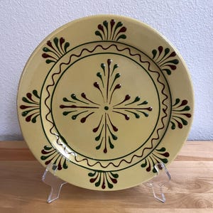 Rowe Pottery Works Old Salem Collection Plate