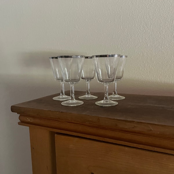 Cristal D'Arques Durand Parisienne Wine Glasses