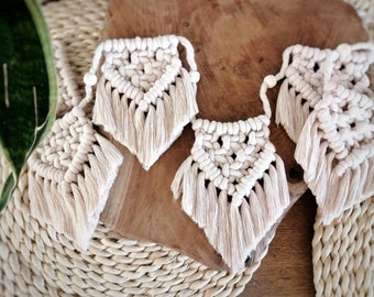 Macrame Garland - Farmhouse Garland, Boho Garland for cozy room decor.