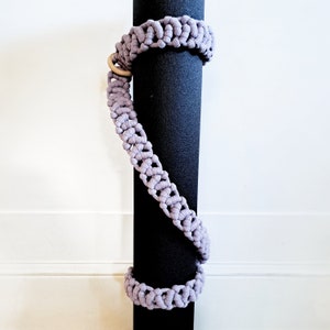 Yoga mat strap - one arm carry blanket holder - CUSTOMIZE COLOURS - gift for yogis