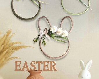 Macrame Easter Bunny Wreath: Personalized Spring Decor