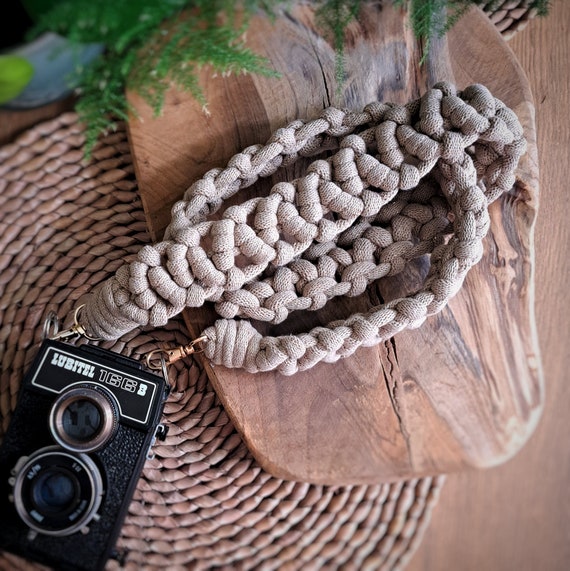 Handmade Crossbody Strap. Long Harness for a Boho Look. Macrame Strap for  Camera or Bag Belt Replacement. 