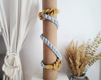 Organic Cotton Macrame Yoga Mat Strap: Customizable Colors