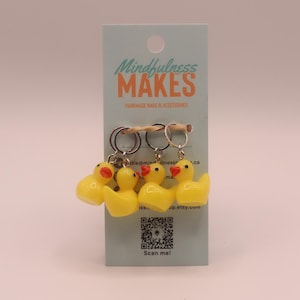 Duck Stitch Marker Set - Progress Keeper - Accessories and Gifts for Knitters and Crocheters - Knitting and Crochet Notions