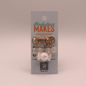 Candy Stitch Marker Set - Progress Keeper - Accessories and Gifts for Knitters and Crocheters - Knitting and Crochet Notions
