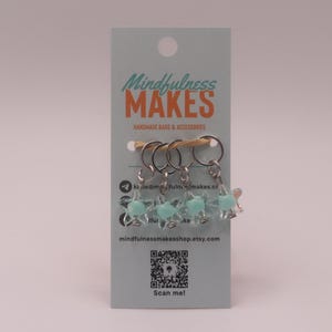 Star Stitch Marker Set - Progress Keeper - Accessories and Gifts for Knitters and Crocheters - Knitting and Crochet Notions