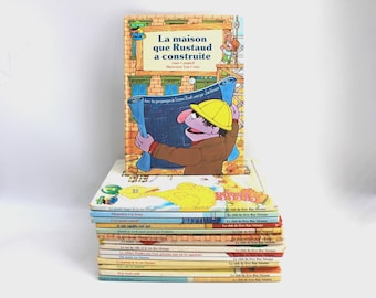 Lot 15 Books Club Du Livre Rue Sésame/ Sesame Street Children Learning French #2