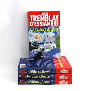 Lot of 4 books by Louise Tremblay D'essiambre - Les Héritiers Du Fleuve français